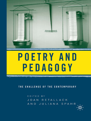cover image of Poetry and Pedagogy